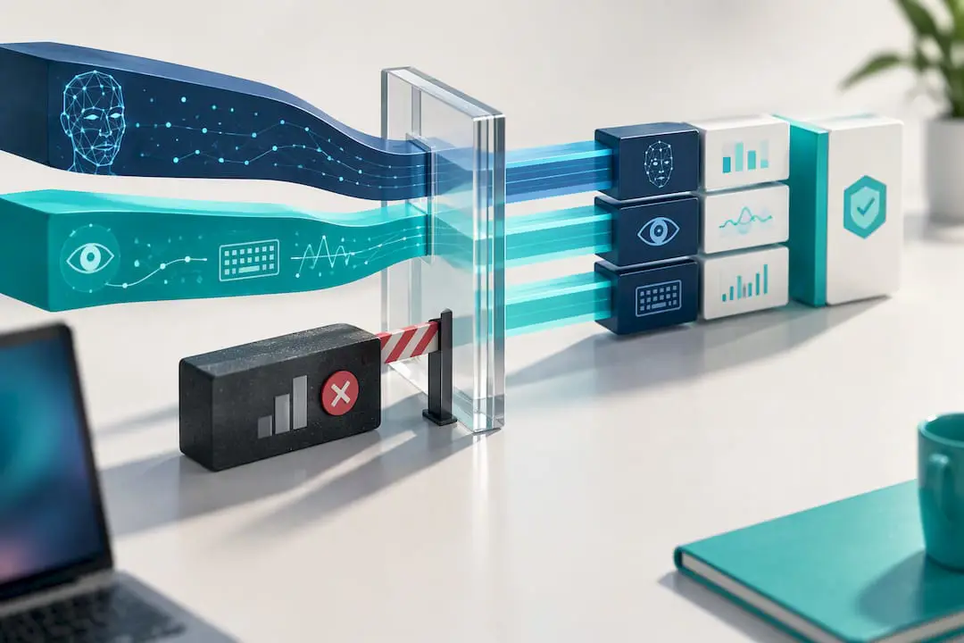 Biometric signals passing through validation review